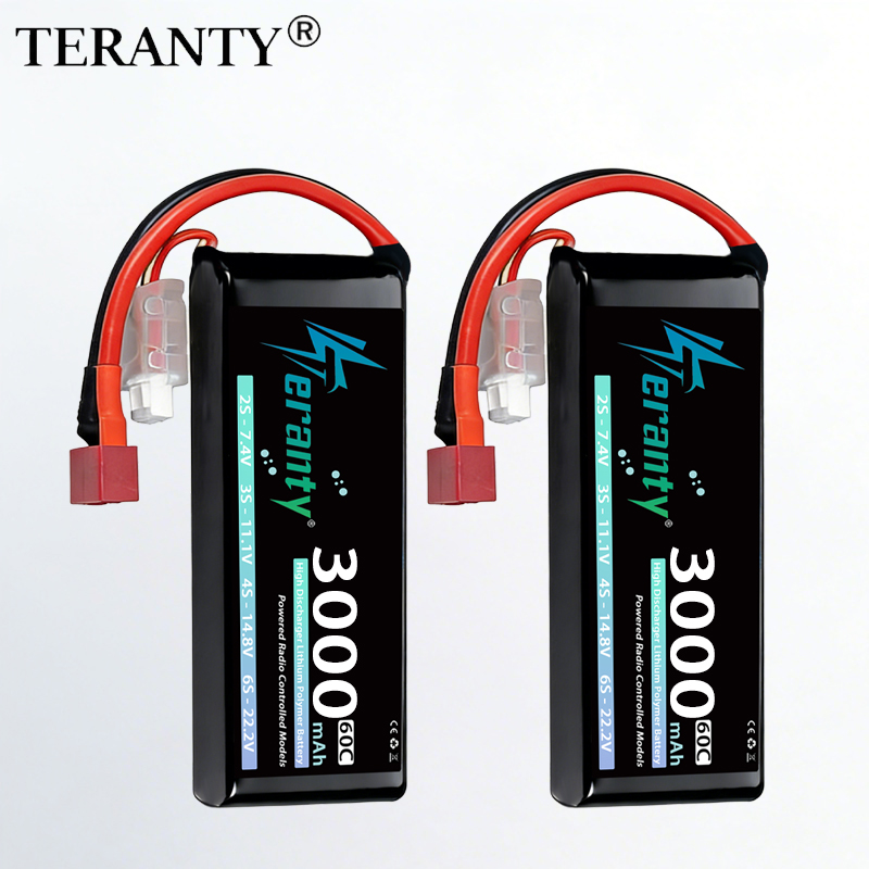 Drone Battery Lipo - TERANTY 2S 3000mAh Lipo Batterij 7.4V