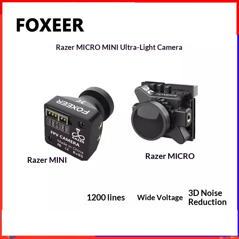 Drone Battery High Voltage - FOXEER Razer MICRO Ultralichte 1200TVL High-Definition