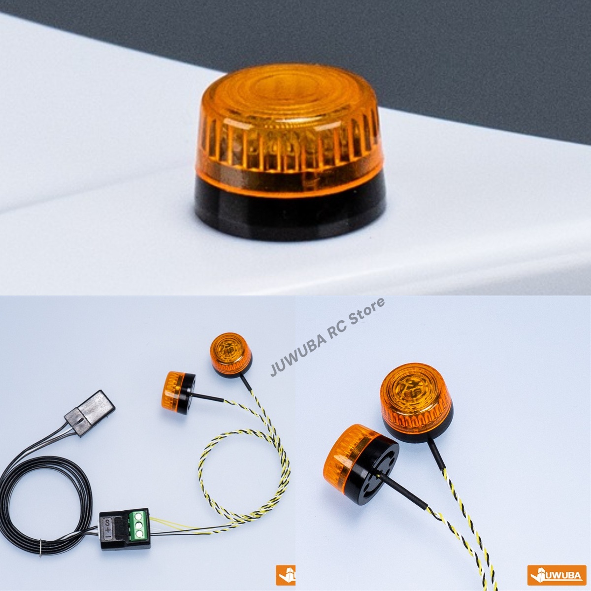 Drone Battery Alarm - 1/14 RC Model LED 360 Graden