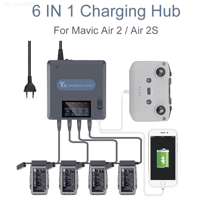 6 In 1 Digitale Display Batter - Drone Battery Smart recensie en prijs