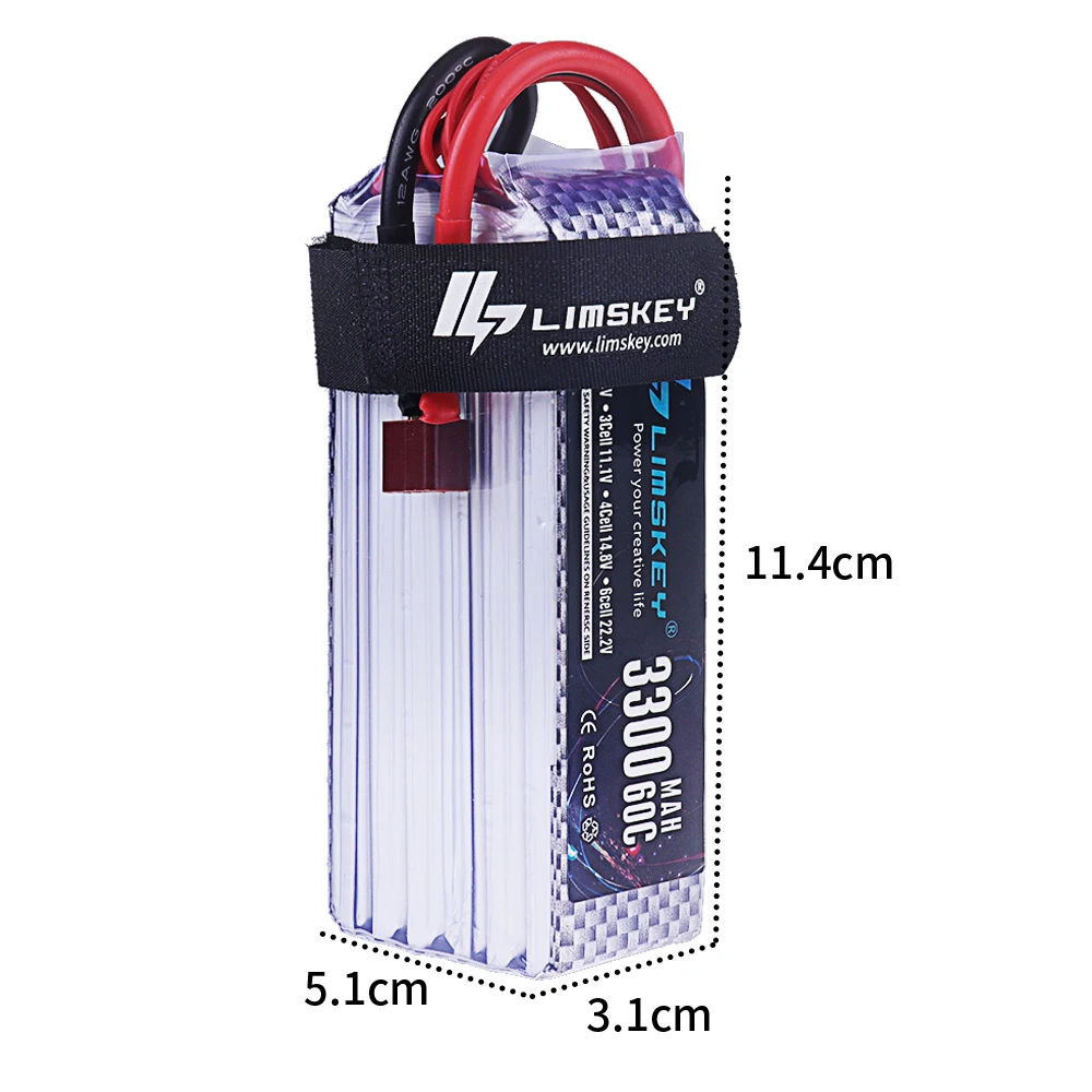 Gloednieuwe 3300mAh 22.2V 60C  - Drone Battery 6S recensie en prijs