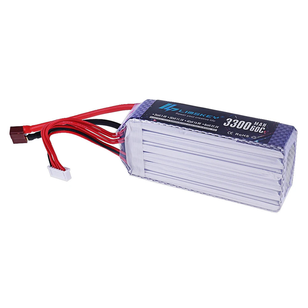 Gloednieuwe 3300mAh 22.2V 60C  - Drone Battery 6S recensie en prijs