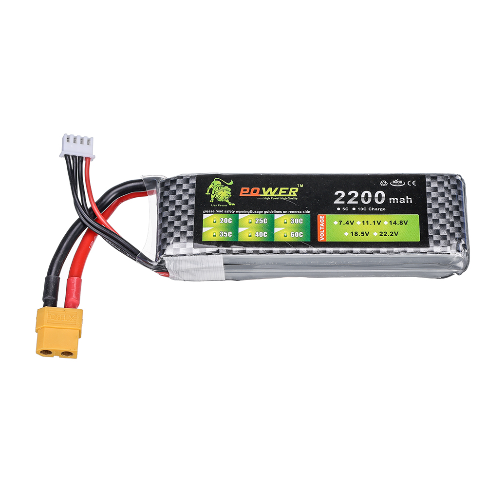 3S 11.1V 35C Lipo Batterij 220 - Drone Battery 3S recensie en prijs
