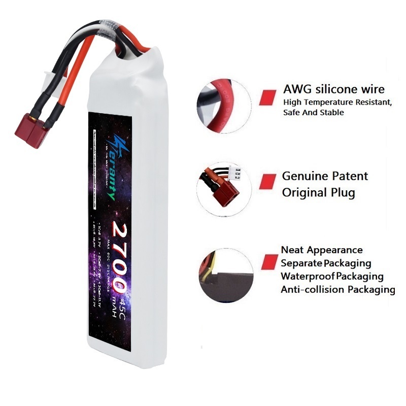 1/3 Stuks 2S 7.4V Lipo Batteri - Drone Battery Lipo recensie en prijs
